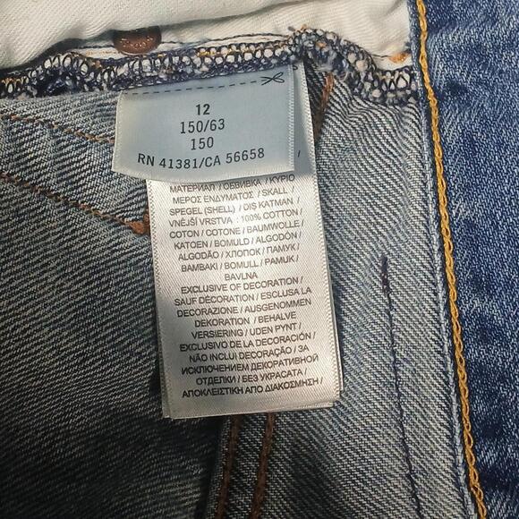 Polo Ralph Lauren Youth Size 12 The Sullivan Distressed Slim Jeans, 24" Inseam - Picture 6 of 8